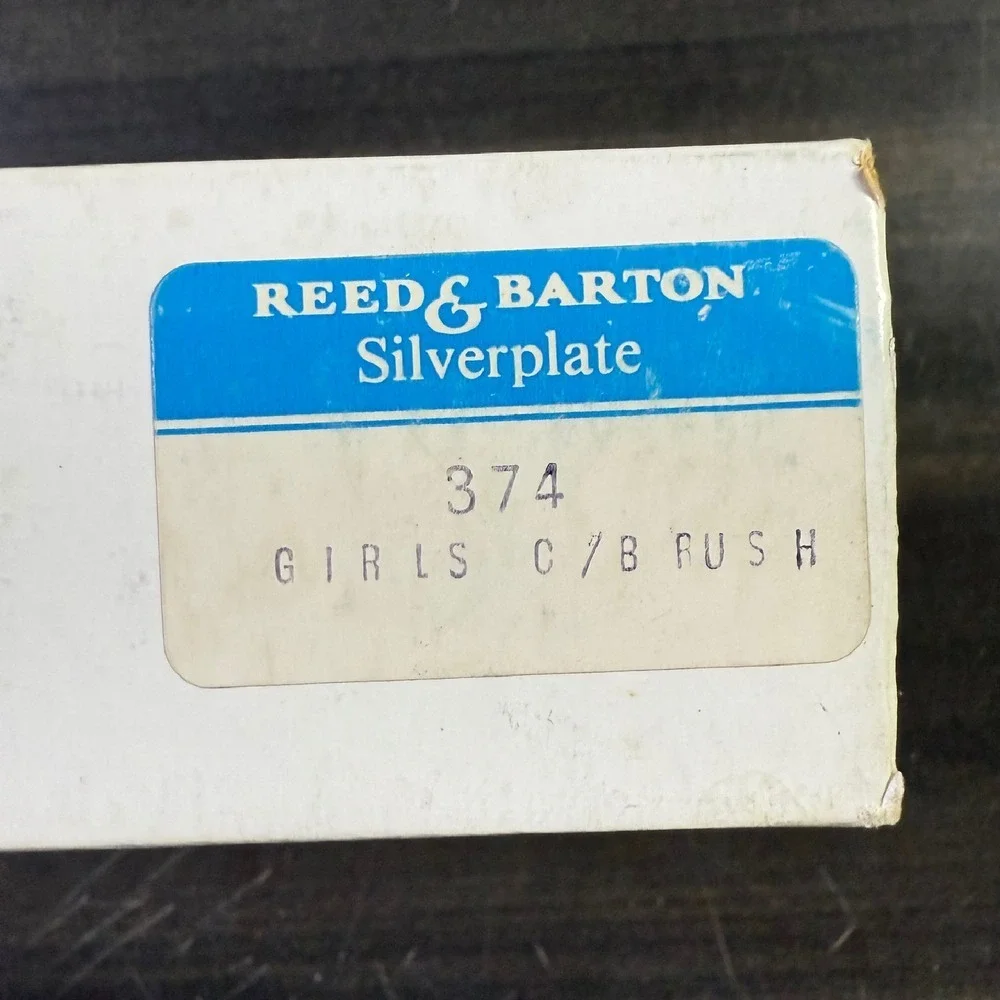 Reed & Barton Silverplate Brush Comb Set Disney‎ Mickey Minnie Mouse Kids